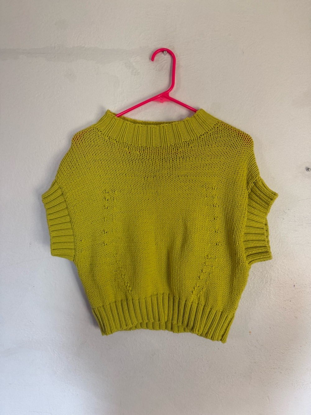 Anthropologie Maeve Yellow Sweater Tank